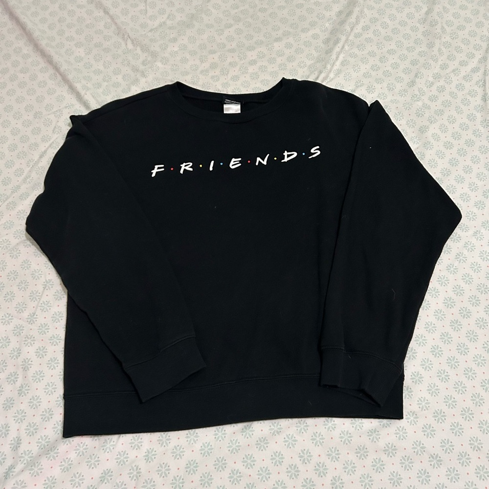 FRIENDS Black Sweater